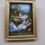 ラファエロ、聖母子と幼き洗礼者ヨハネ（青い冠の聖母）