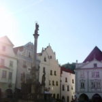 チェスキー・クロムロフ　旧市街広場