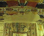 ラムセス6世の墓　通路天井の描かれたはげたかの図
