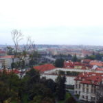 プラハ城　ヴァルトシュテイン宮殿の眺め