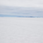 ウユニ塩湖　まるで白銀の世界のようだ
