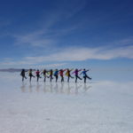 ウユニ塩湖　最後のパフォーマンス