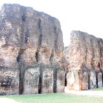 パーラクマ･バーフ１世の宮殿跡　壁の厚さは3mもあった