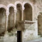 アルコバサのサンタマリア修道院　朗読壇、修道士が無言で食事する間、聖書の朗読が行われた