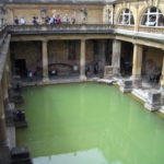 baths1　ローマ人が造った浴場、今でも温泉が湧いている