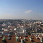 リスボン　サン・ジョルジェ城から市北部を望む
