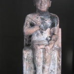 カイロ博物館　クフ王の坐像、この小さなものクフ王の唯一の像