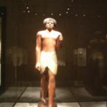 グルベンキアン美術館　エジプト室、ヌビア人？　均整のとれた体をしている