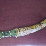 トプカプ宮殿　スルタンの短刀、大きな３つルビーで装飾されている