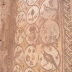 ペトラ　モザイク、同じく鳥や動物など、ワインをつくっている