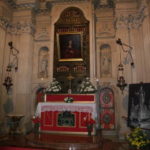 オルティージャ島、大聖堂　聖ルチア礼拝堂、祭壇には聖ルチアの腕の一部が祀られている