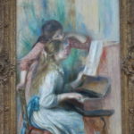 ルノアール　ピアノのを弾く娘たち