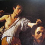 美術史美術館　カラヴァッジオ、ゴテリアの首を持ったダビデ