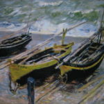 国立西洋美術館　モネ、三艘の漁船