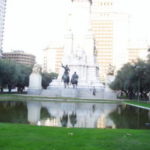 マドリッド　スペイン広場、ドン・キホーテ像