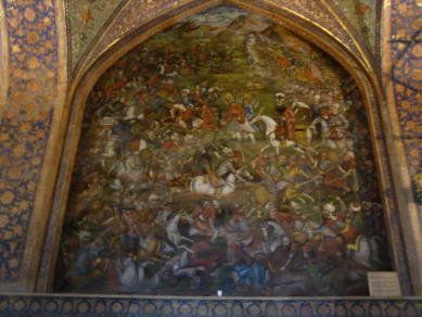 チェヘル・ソトゥーン宮殿 ナーデルのインド遠征