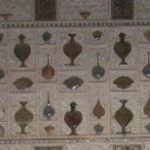 アンベール城塞　ガラスの間の壁の装飾、拡大図