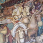 ディエゴ・リベラの壁画　コルテス