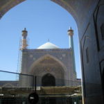 イマームモスク　中央礼拝堂、エイワンとメナーレ