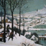 美術史美術館　ブリューゲル、雪中の狩人