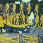 ラムセス９世の墓　神々と船の行列