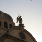 聖ヤコブ大聖堂　屋上の彫像