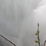 ビクトリアの滝　メインフォールズ、何にも見えない滝つぼ