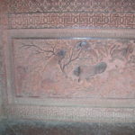 ファテープル・シーイクル　 ホーム ターキッシュ・スルタナの壁の装飾、木々、鳥、ライオンなど生き生きと描写されている