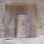 ペトラ　ナバテア人の主神ドゥシャラは丸い棒状の石で表される