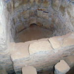 アムラ城　浴室。冷水、温水、熱湯の３つの浴室があった