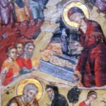 メガロ・メテオロン修道院　壁画、キリストの生誕