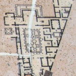 コニンブリガ遺跡　噴水の館、平面図