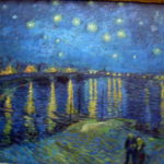 ゴッホ　ローヌ川の星月夜