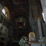 主祭壇　１６世紀にバロック様式の内陣が付け加えられた