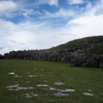 サクサイワマン　３６０ｍのジグザグの石組み