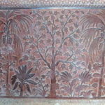 ファテープル・シーイクル　ターキッシュ・スルタナ、やしの実やバナナの木が描かれている