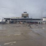 エル･アルト空港　少し雨が降っている
