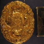 ローゼンボー宮殿　宝物庫、金の洗礼用具