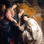美術史美術館　ヴァン・ダイク、ヨセフとマリアの神秘的な婚約