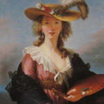 ヴィジェ・ル・ブラン　麦わら帽子の自画像、ルーベンスの麦わら帽子にならって描いた