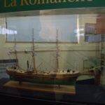 船舶博物館・船舶模型　ロマンチェ号、フランス海軍の調査船。 １８８２年にはホーン岬で各国の研究者が日食を観測した