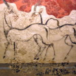 壁画　かもしか、テラ出土、紀元前１６世紀