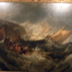 グルベンキアン美術館　ターナー、貨物船の遭難