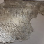 人面有翼獣の製作・運搬　図解（１）のレリーフ