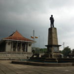 コロンボ　初代大統領、ジャヤワルダの銅像