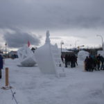 ホワイトホース祭り　氷彫刻
