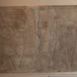 ライオン狩り　ライオン狩りからの帰還、拡大図。従者が続いている