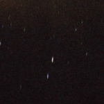 ウユニ塩湖に映る星空　足元の星