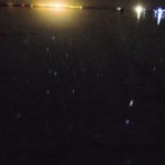 ウユニ塩湖に映る星空　足元に映り込む星たち