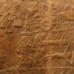 ラキシュ攻略　ラキシュ捕囚拡大図、捕虜を裸にして水に漬けている